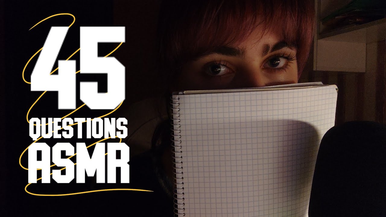 АСМР||🤔45 ВОПРОСОВ ПРО ТЕБЯ🫵🏻||🤔45 QUESTIONS ABOUT YOU🫵🏻||ASMR