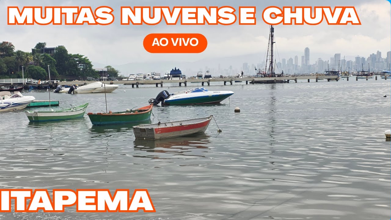 AO VIVO ITAPEMA - Clima revoltado e atípico: Melo a Praia 🌴