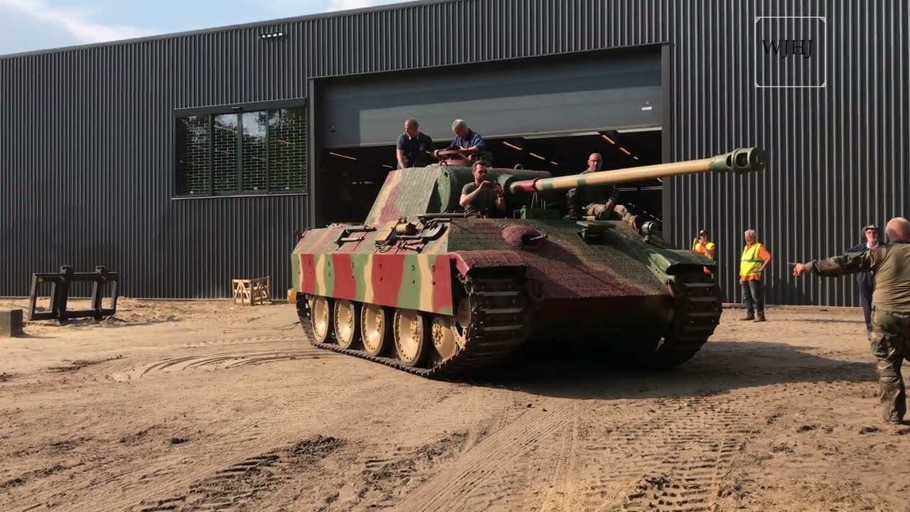 #19 Starting - Turning and Driving of the Königstiger - Panther - Stug 3 and Marder