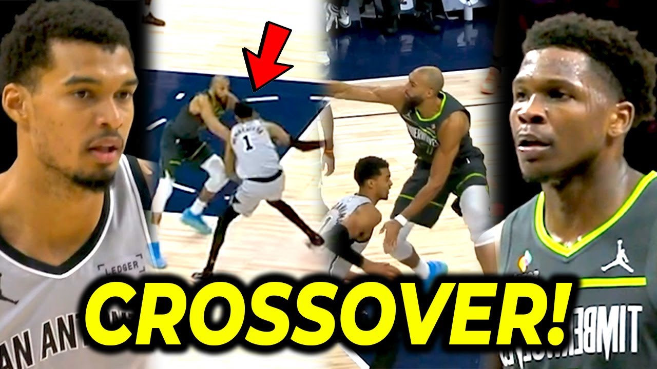 19-POINT COMEBACK! Mala-Iverson si Wemby killer crossover, Anthony Edwards 'Too Small' gesture!