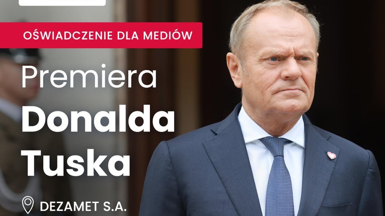 🔴 NA ŻYWO | Premier Donald Tusk w Zakładach Metalowych DEZAMET S.A. 🏭🔧🇵🇱