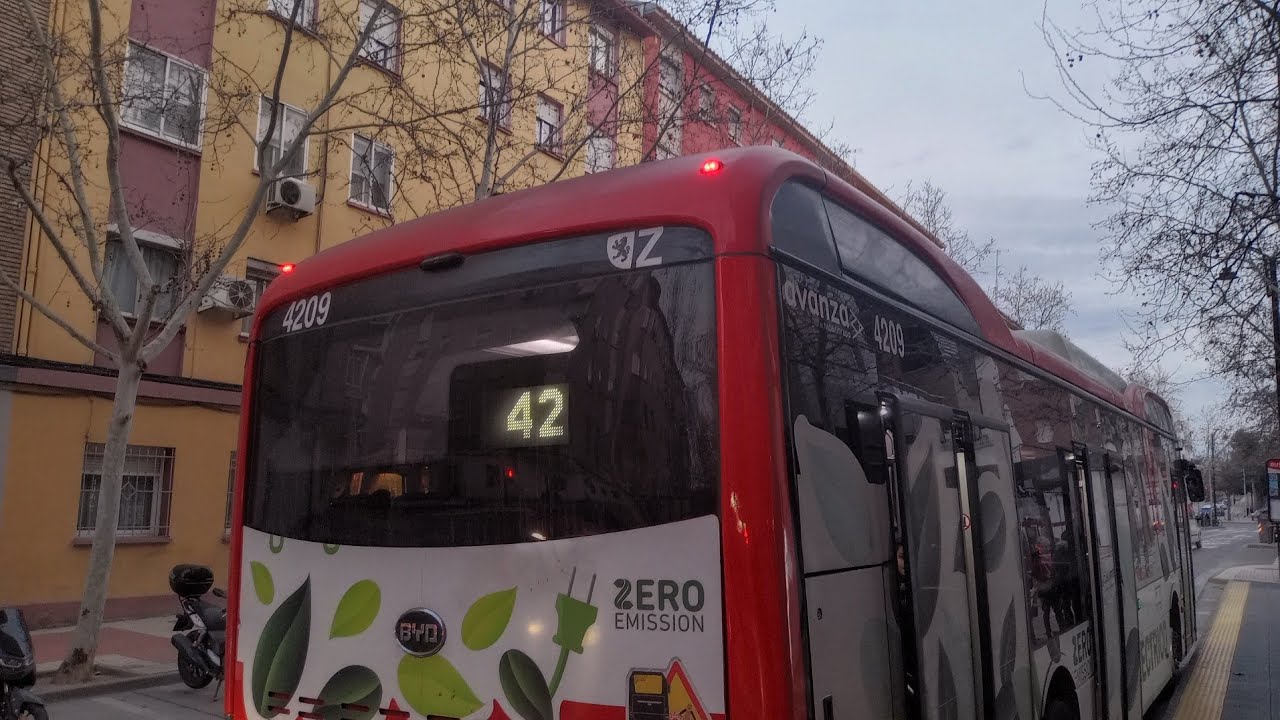 Línea 42 | Recorrido desde Plaza Europa a Torrero | Marzo 2025 | Avanza Zaragoza