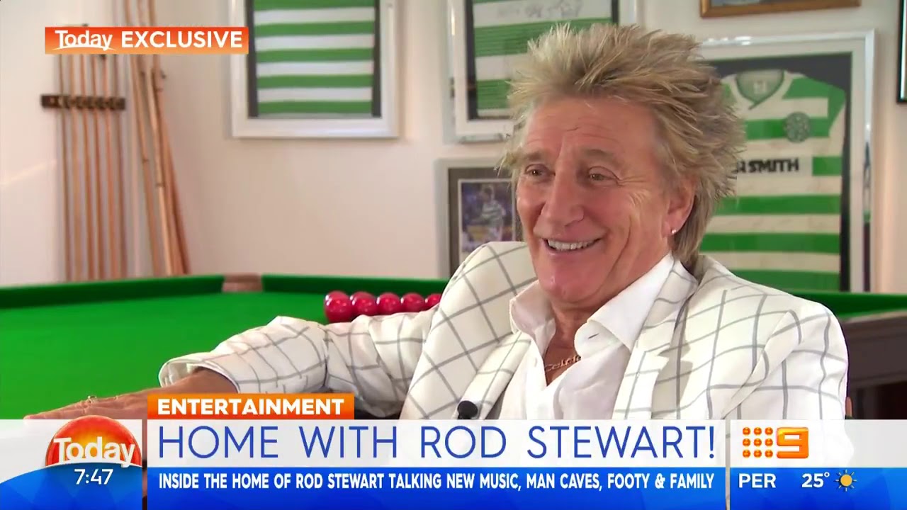 Today Exclusive at home with Rod Stewart