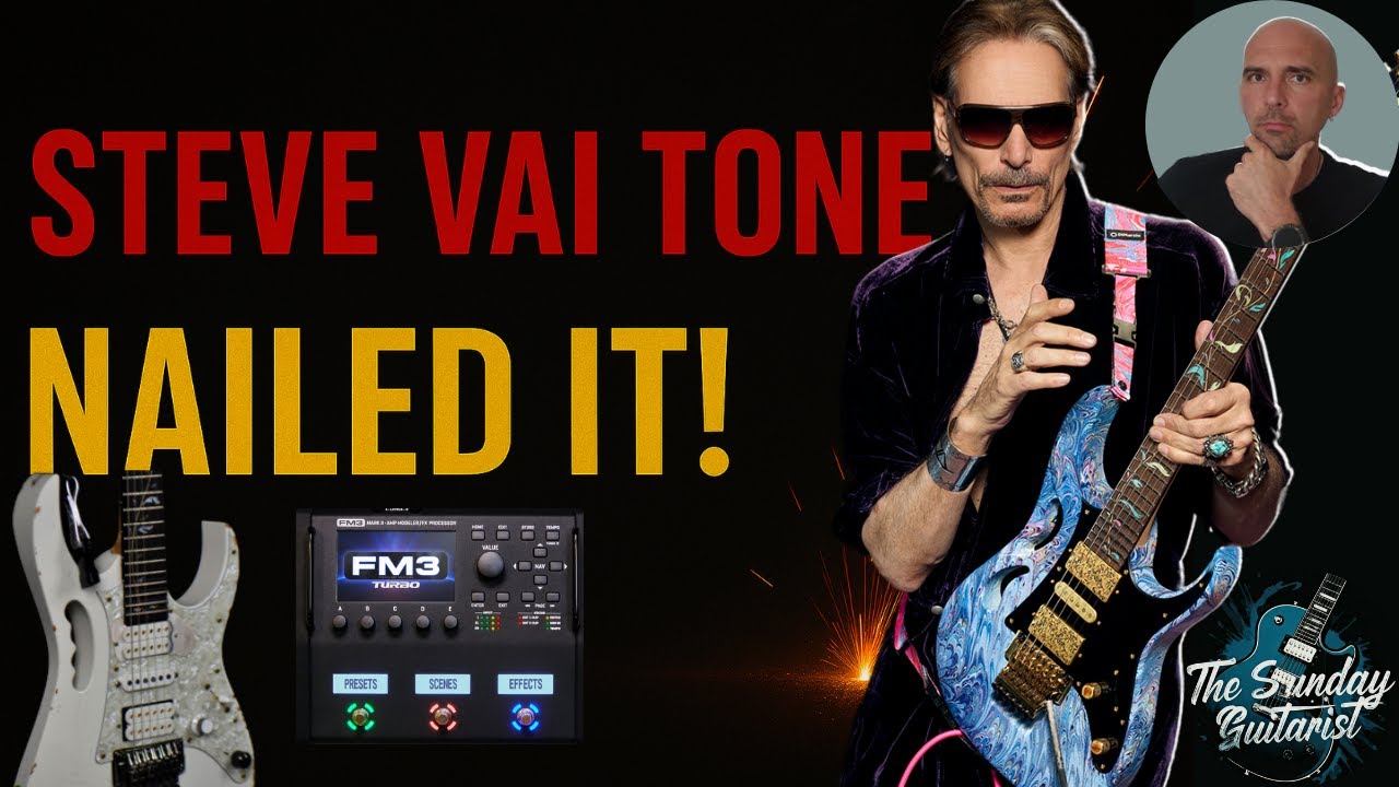 STEVE VAI Tone on a Budget - IBANEZ JEM JR + Fractal FM3 - You Won’t Believe your Ears!