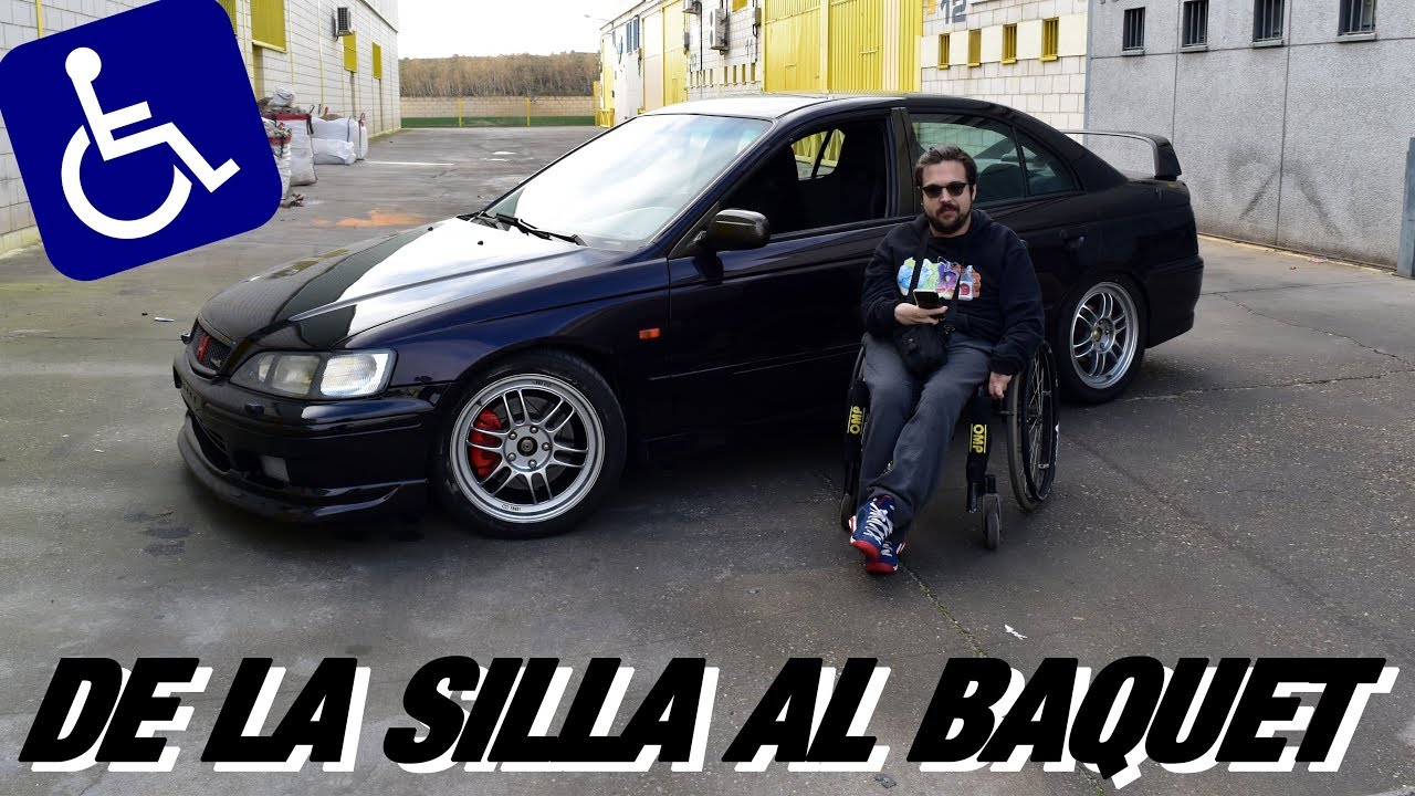 Conduciendo un coche MANUAL en SILLA DE RUEDAS ♿ El sue&ntilde;o cumplido de Julito