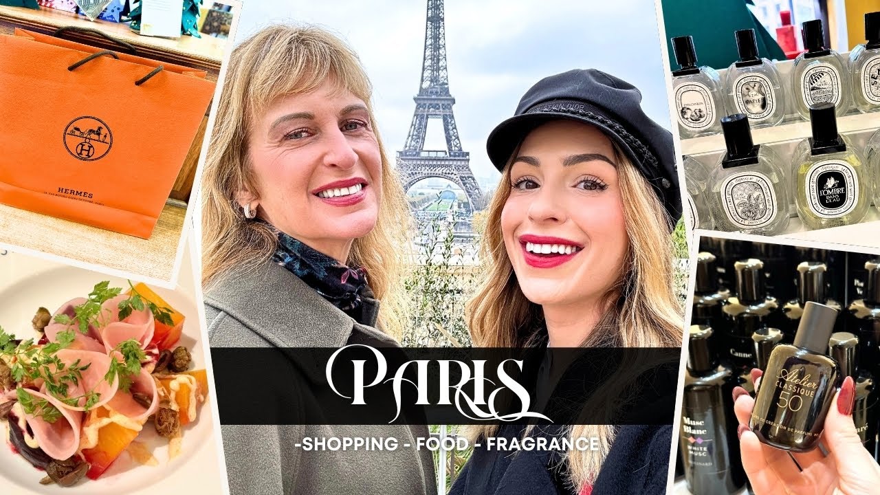 PARIS TRAVEL VLOG w/MOM! 😍🇫🇷  SHOPPING at HERMES, DYPTIQUE & FRAGRANCE WORKSHOP
