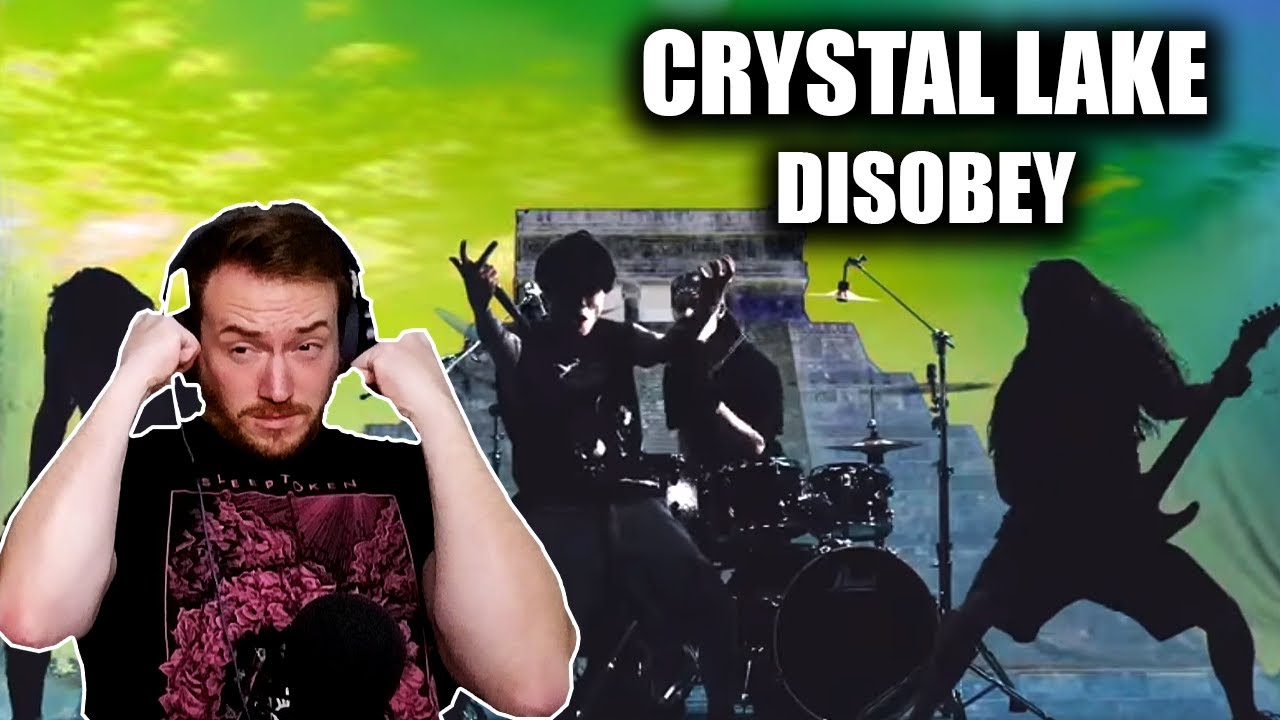 REACTING to CRYSTAL LAKE (Disobey) 🎤🎸🤯