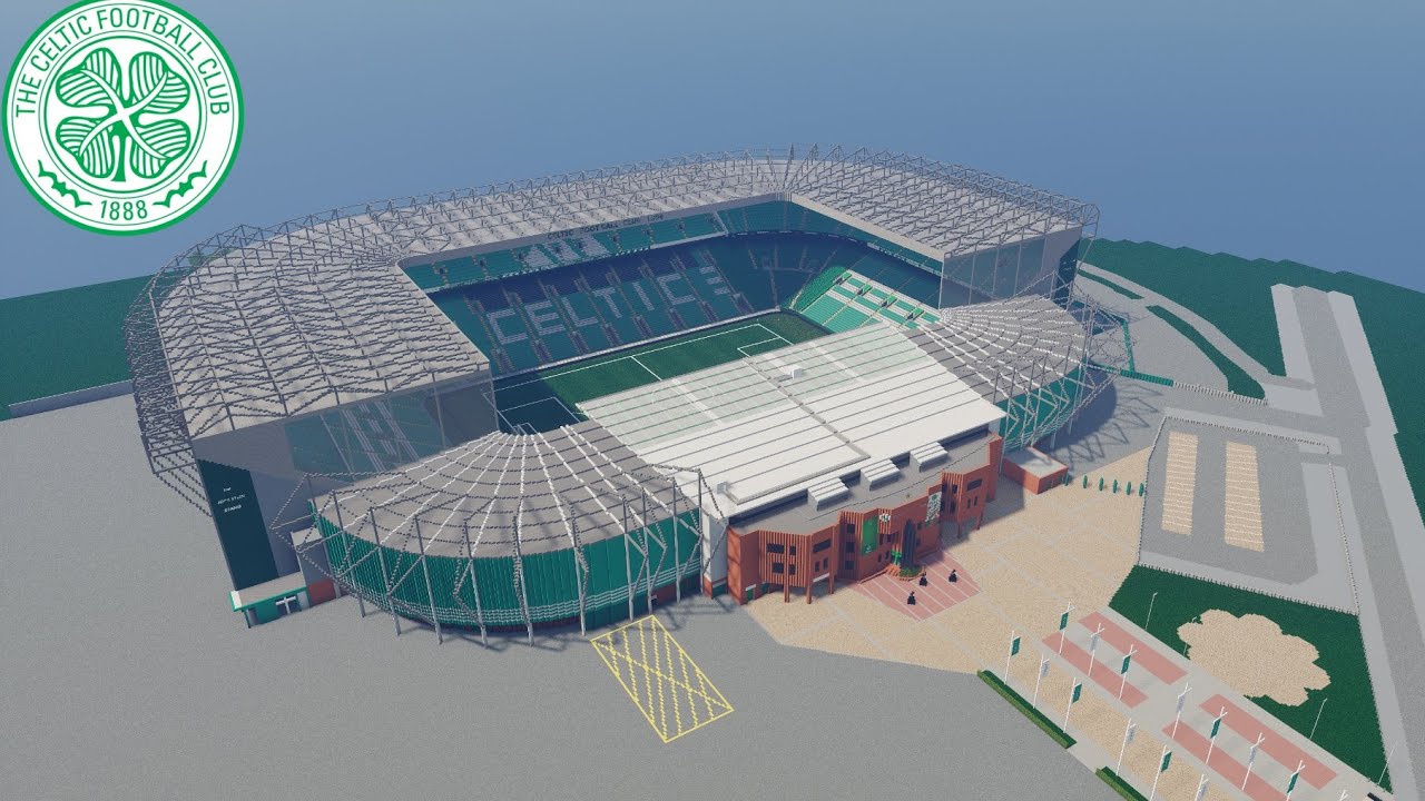 4K Minecraft - STADIUM - Celtic Park (Celtic FC) [Official] + DOWNLOAD