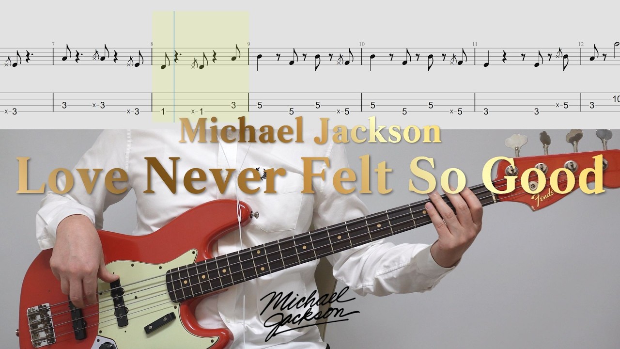 이건 꼭 들어보세요! 베이스가 할말 있대요│Michael Jackson - Love Never Felt So Good│BASS TAB│악보
