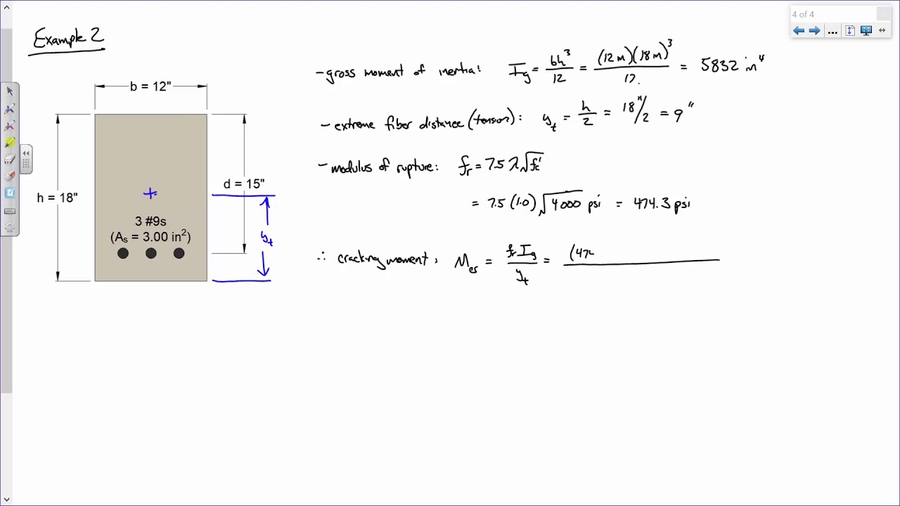CE 413 Lecture 05: Cracking Moments [cont'd] (2020.01.24)
