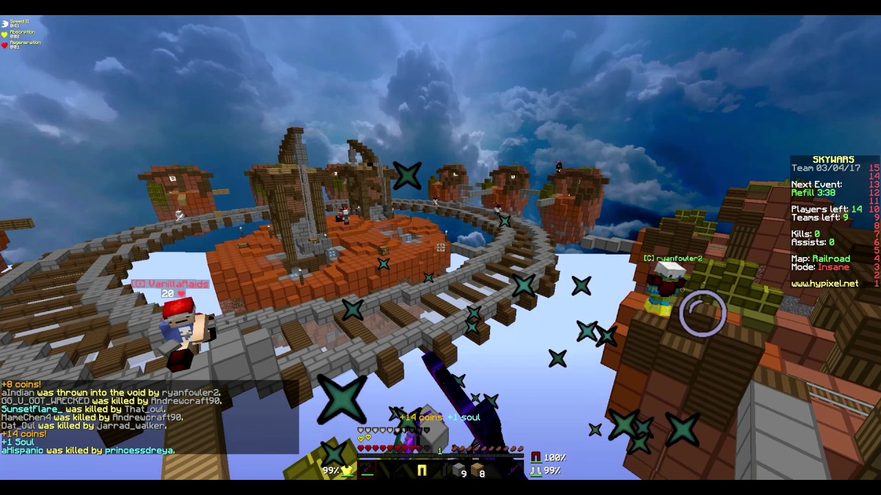 Skywars w/ Dreamer VanillaRaids & Salv