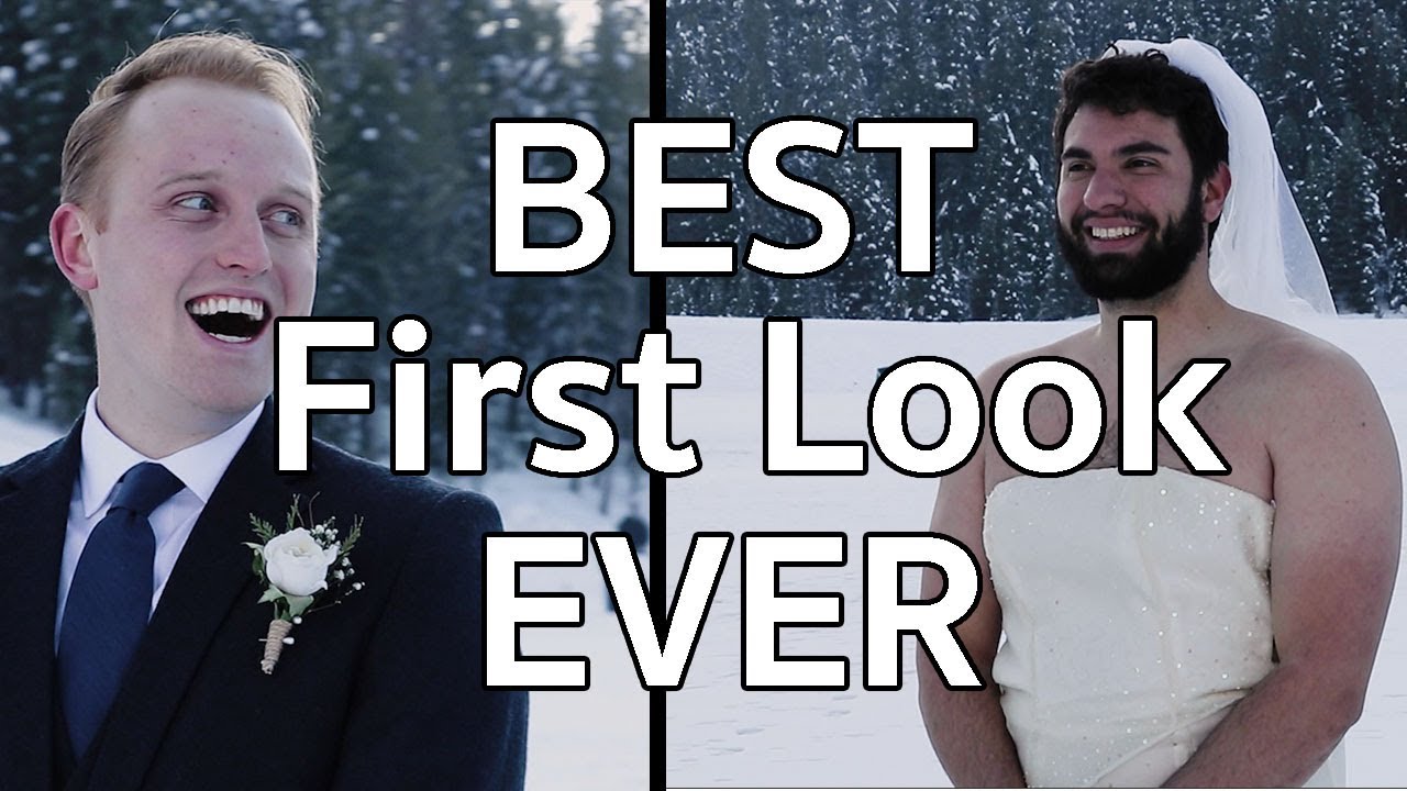 FIRST LOOK PRANK || Best Man Dresses Up As Bride