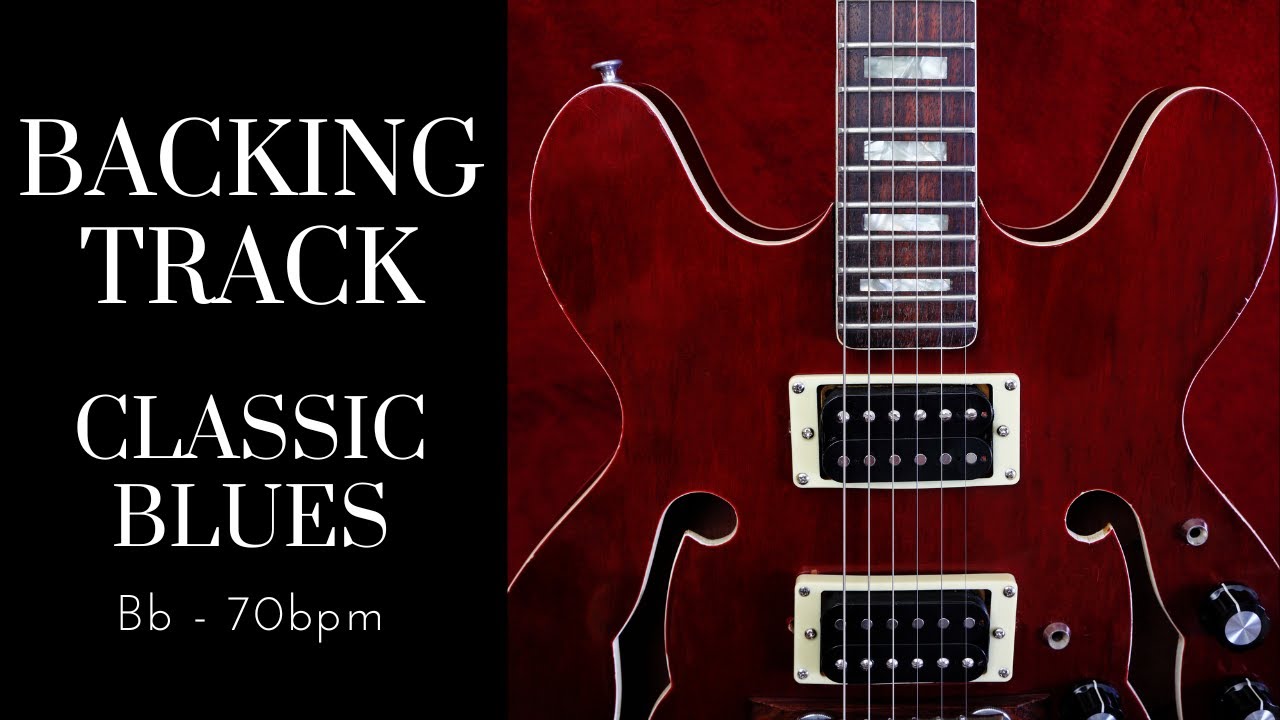 Backing Track - Classic Blues Bb - 70 bpm