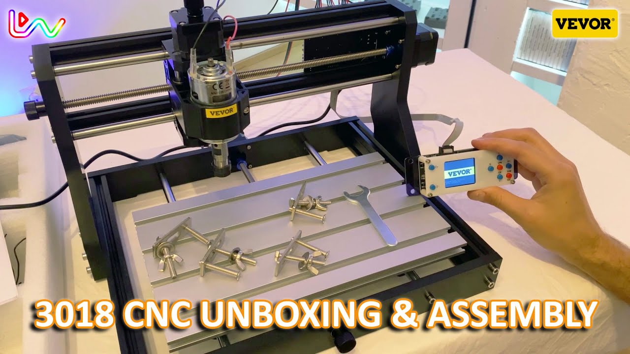 3018 CNC VEVOR UNBOXING AND ASSEMBLY