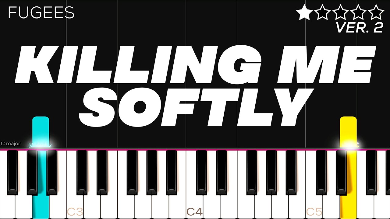 The Fugees, Roberta Flack - Killing Me Softly With His Song | EASY SLOW Piano Tutorial