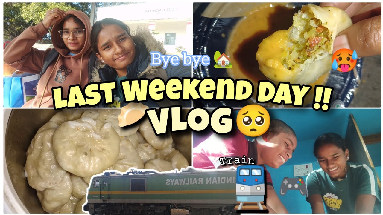 Last Weekend Days | Making Momos & Packing VLOG 🥟 🚂 🎯