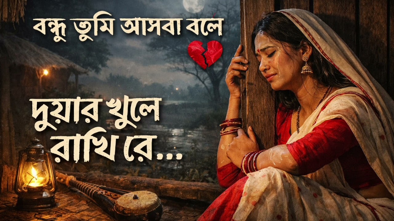 বন্ধু তুমি আসবা বলে 💔 | male Sad Bangla Song 2026 | Heart Touching