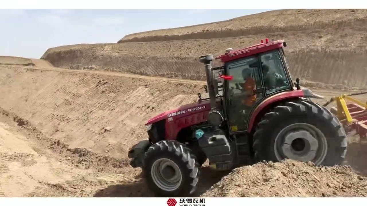 FMWORLD Tractors: Tilling Hope Across the Iconic Terraces of Ningxia!