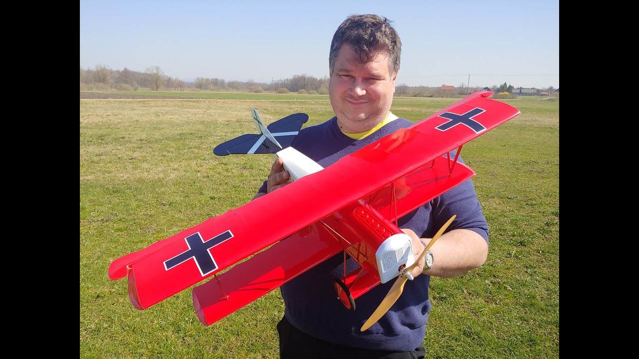 H-King Fokker D.VII Biplane 925mm (36.4
