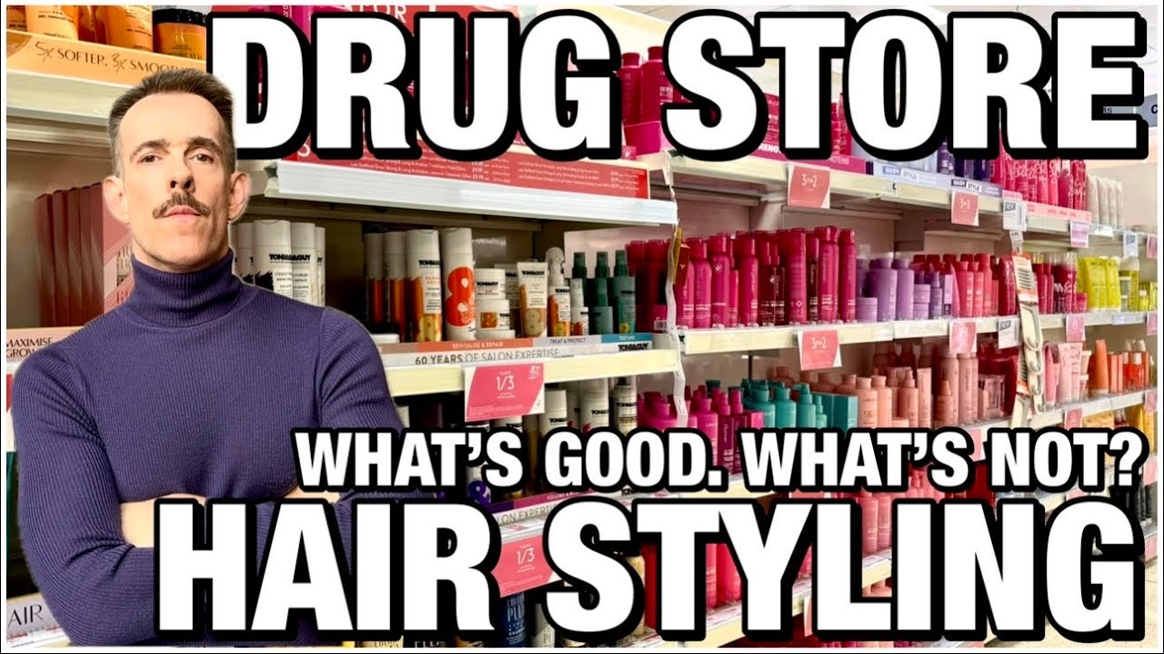 Drugstore HAIR STYLING - hits and misses! (Hairstylist shop up)