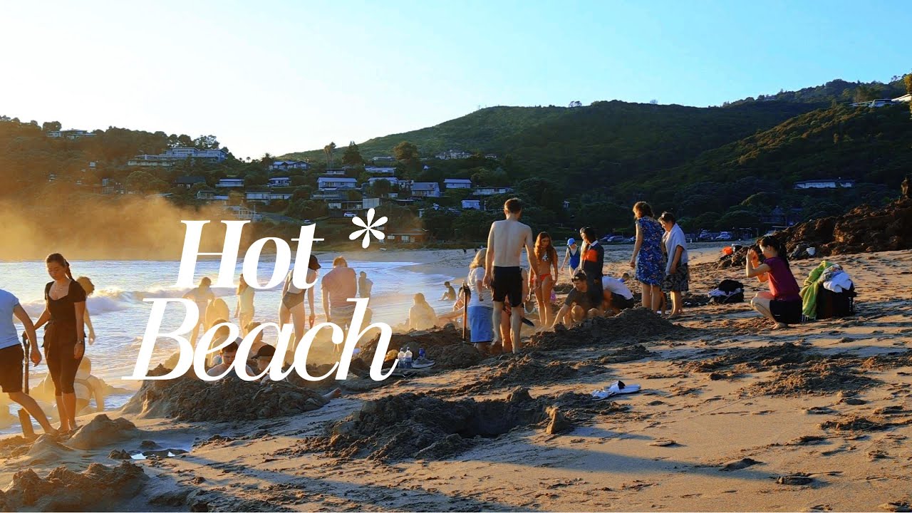 Hot Water Beach at Sunrise 🌅 | Camping, Hiking & Nature in Coromandel, New Zealand