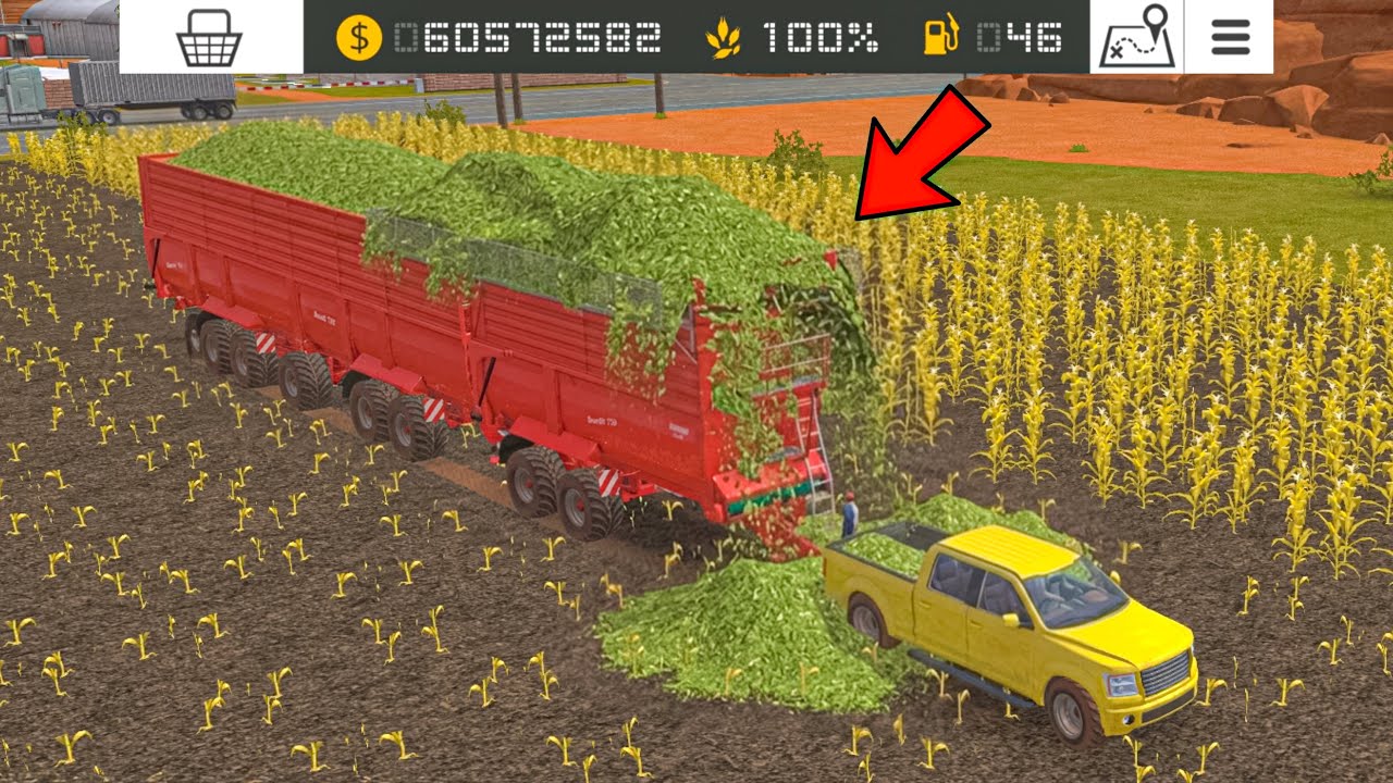 Trailer Longest With Cars & Chaff Delivered In Fs18 | Fs18 Multiplayer | Timelapse |