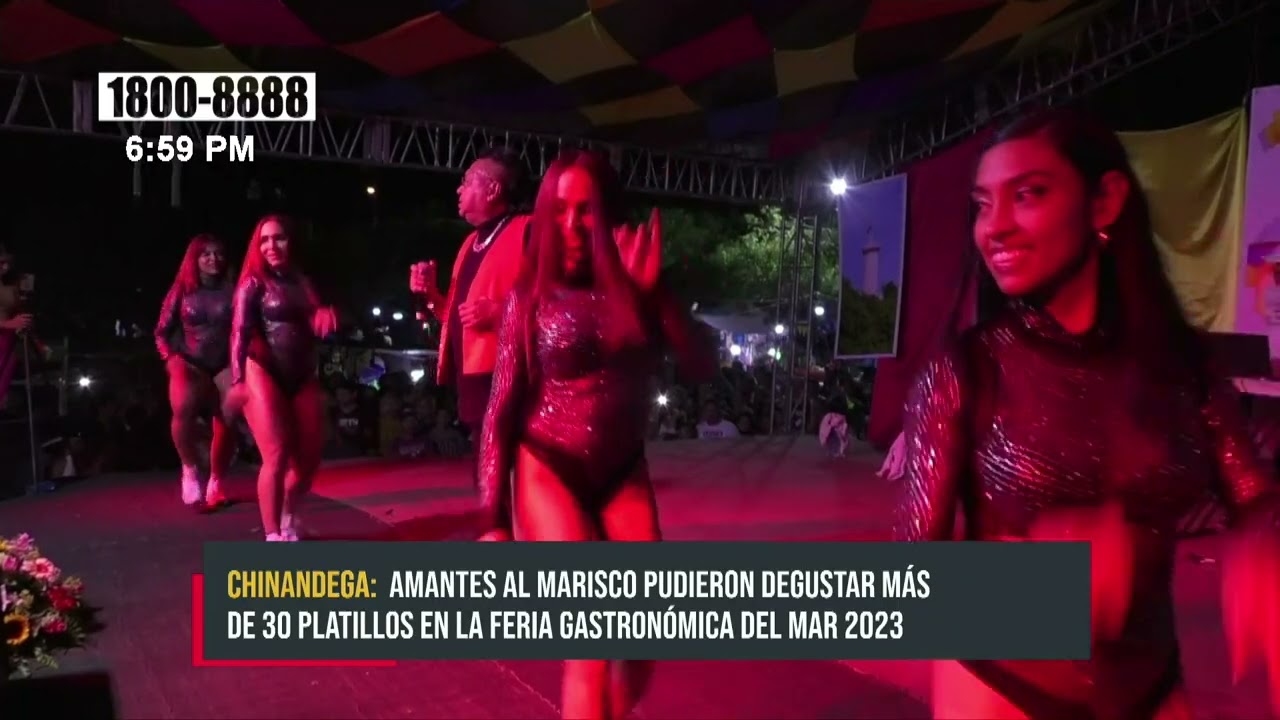 Feria gastronómica del mar fue en Puerto Corinto - Nicaragua