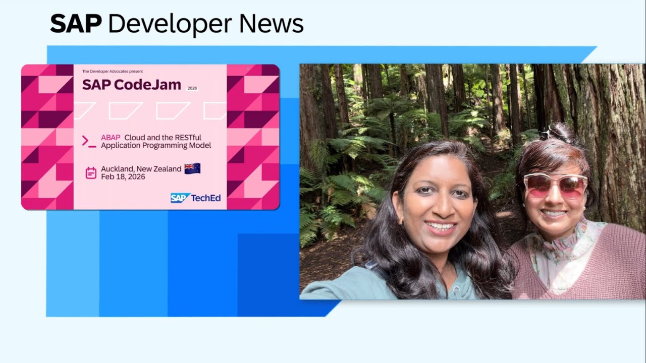 Developer Survey, RPT-1 Beta, CodeJams in ANZ, ABAP Roundtable, DYK 4 | SAP Developer News