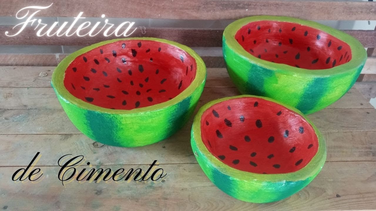 FAÇA SUA FRUTEIRA DE CIMENTO