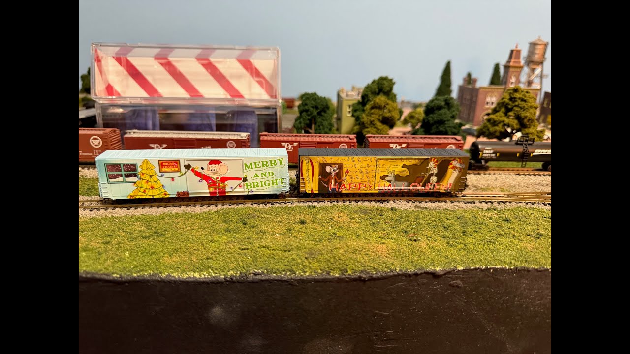 N Scale MicroTrains 2025 Christmas and Halloween Cars
