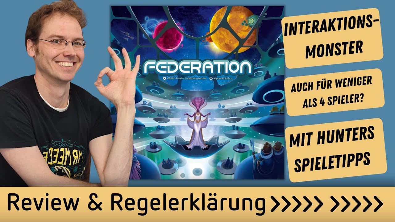 Federation – Brettspiel – Review und Regelerklärung
