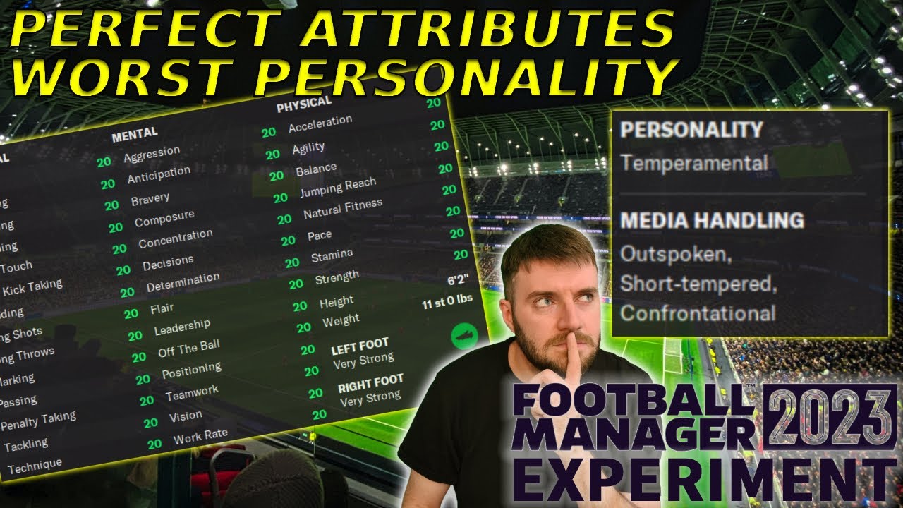The Perfect Player With the Worst Hidden Attributes | Football Manager 2023 Experiment