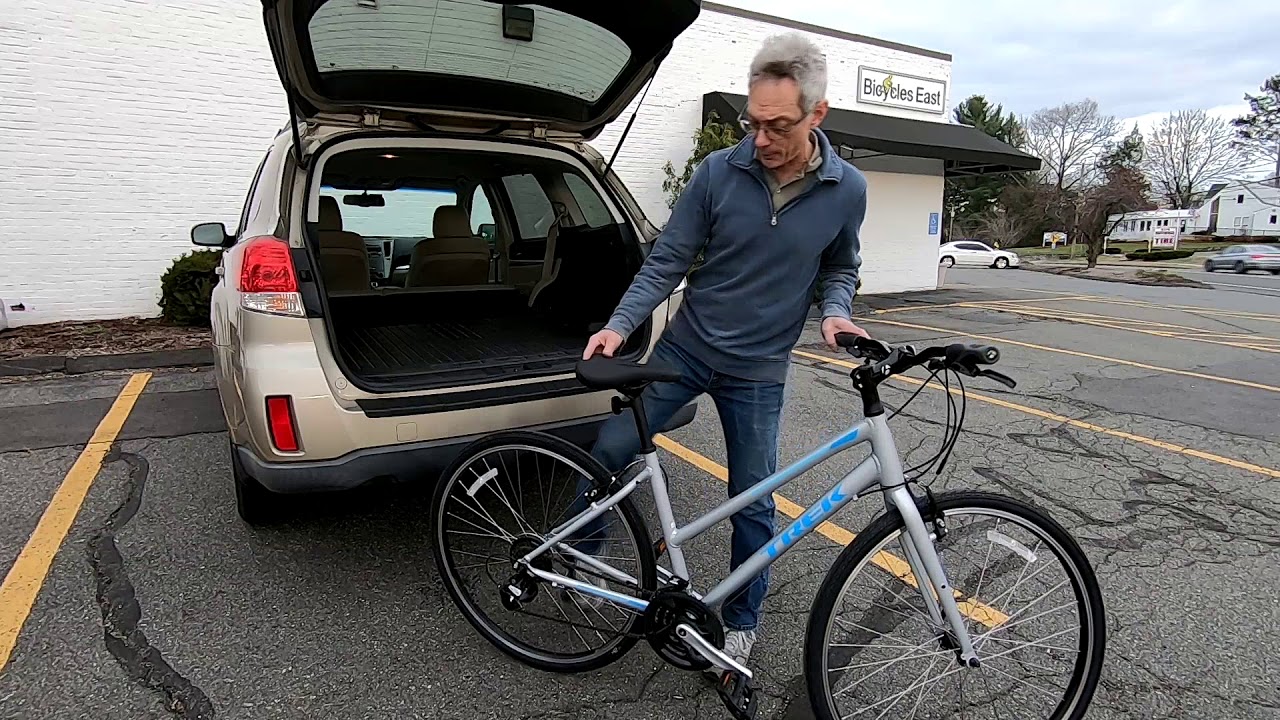 How to Load Your Bicycle into the Back of Your Car