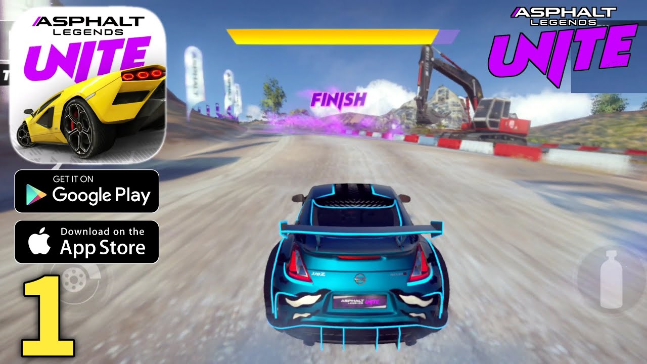 Asphalt Legends Unite Mobile Gameplay Walkthrough Part 1 (ios, Android)