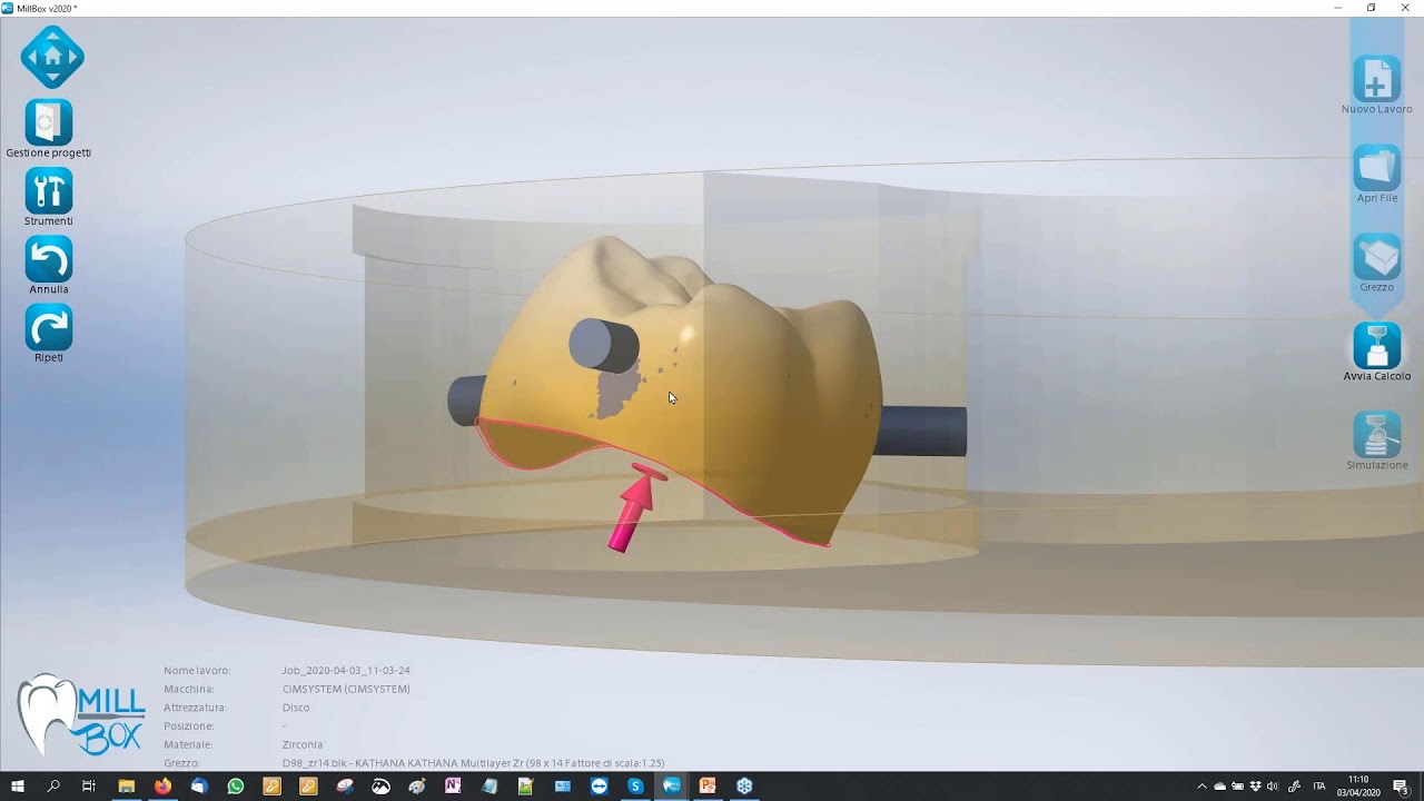 MillBox: introduzione al software CAM dentale