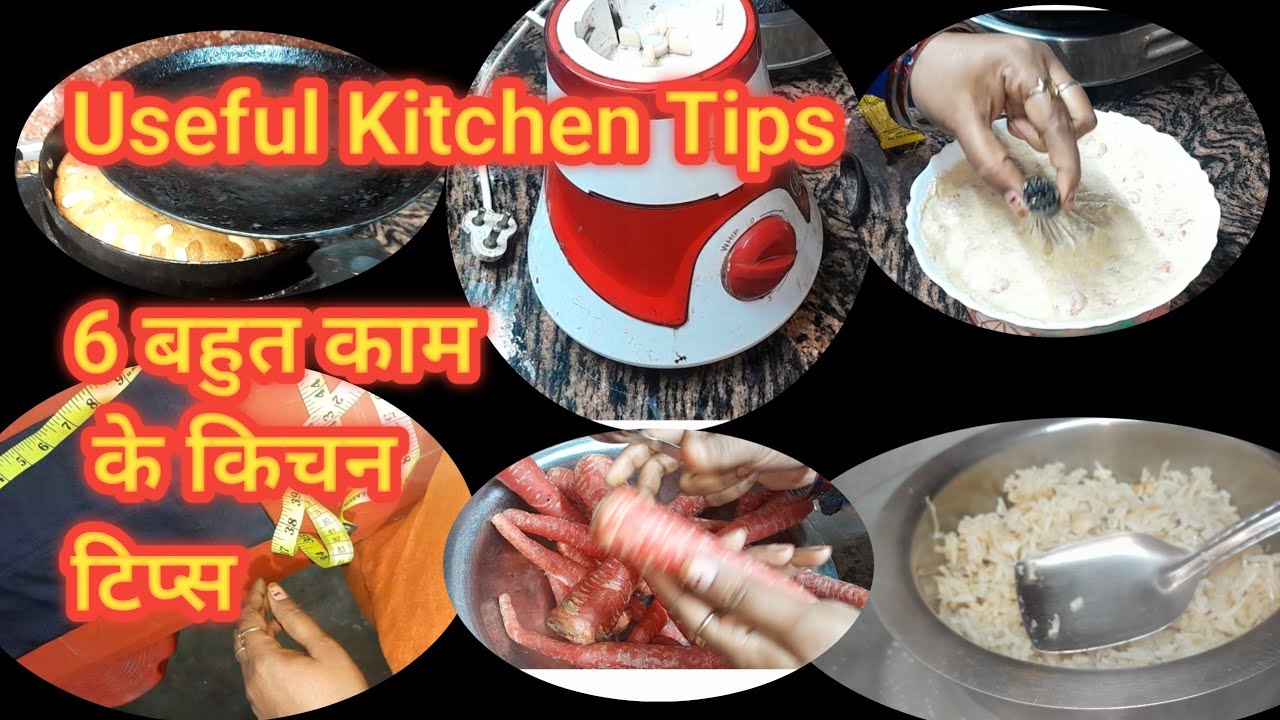 8 kitchen tips & hacks you should Know!!#cleaningtips
