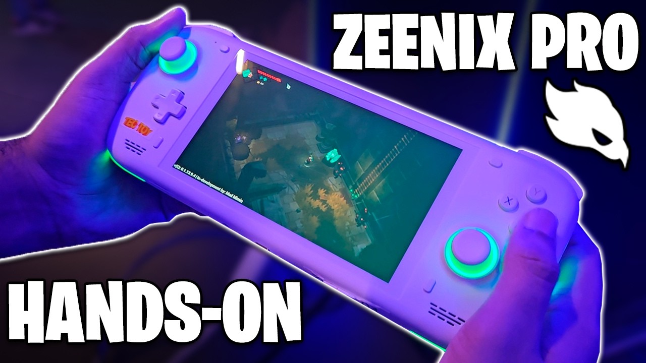 HANDS-ON ZEENIX PRO - O NOVO CONSOLE PORTÁTIL DA TECTOY | Gamescom Brasil