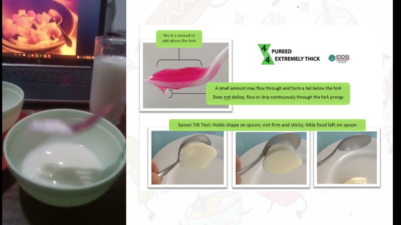 Guías IDDSI para bebidas y alimentos