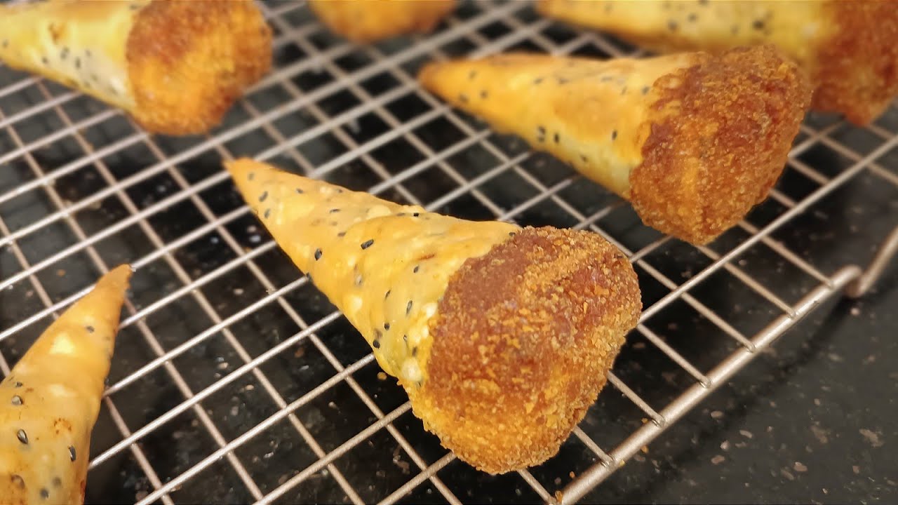 طريقه أبواق الحار بدون قوالب اقتصاديه بحشوه دجاج لشهر رمضان المبارك والمناسبات الاجتماعيه 