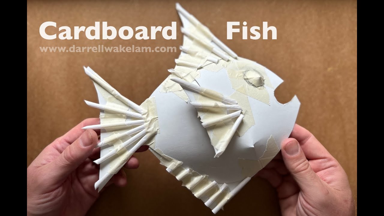 A Cardboard Fish (from my book ‘Art Shaped’)
