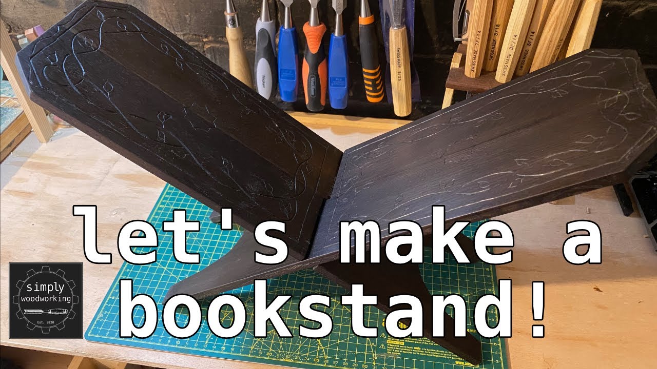 Simply Woodworking - Let's make a Quran book holder - Fumed Oak carving