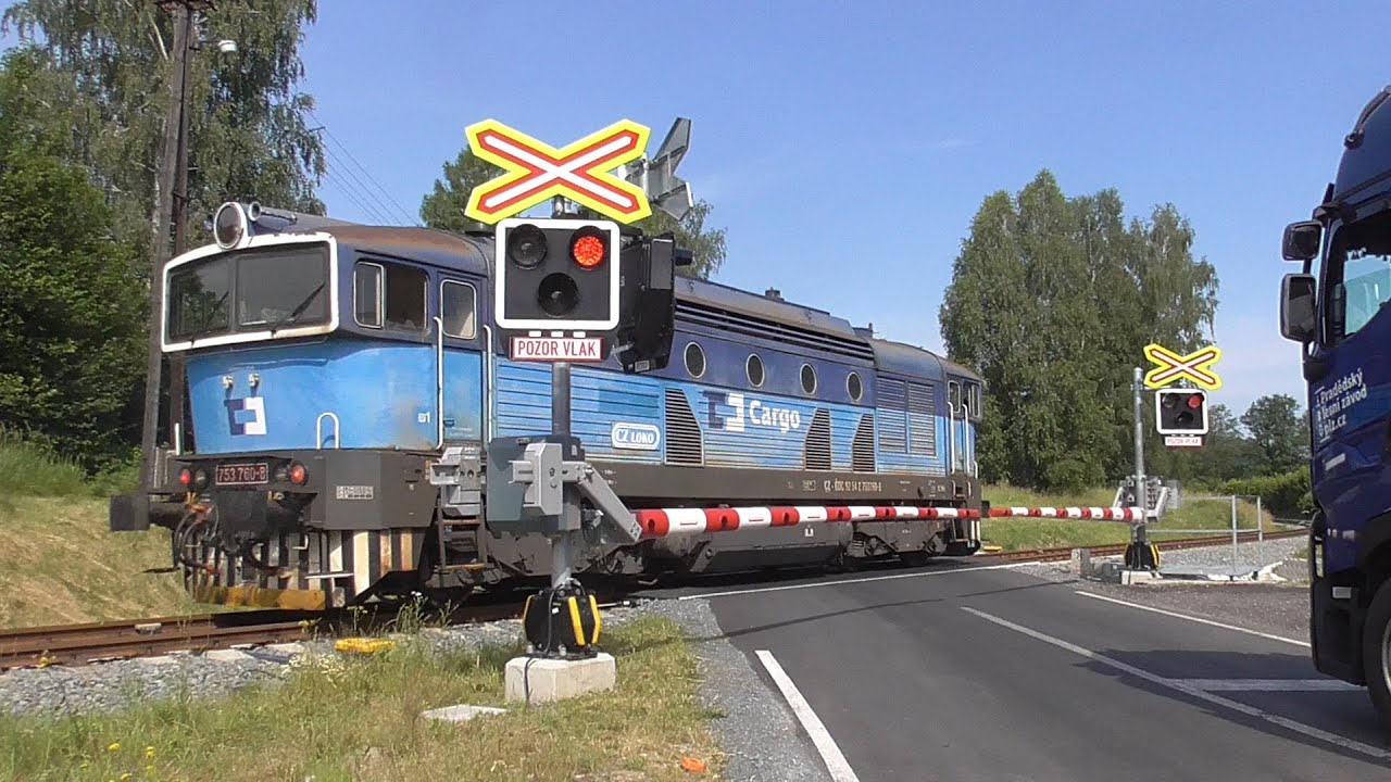 Železniční přejezd Nové Heřminovy - 26.6.2024 // Railroad crossing