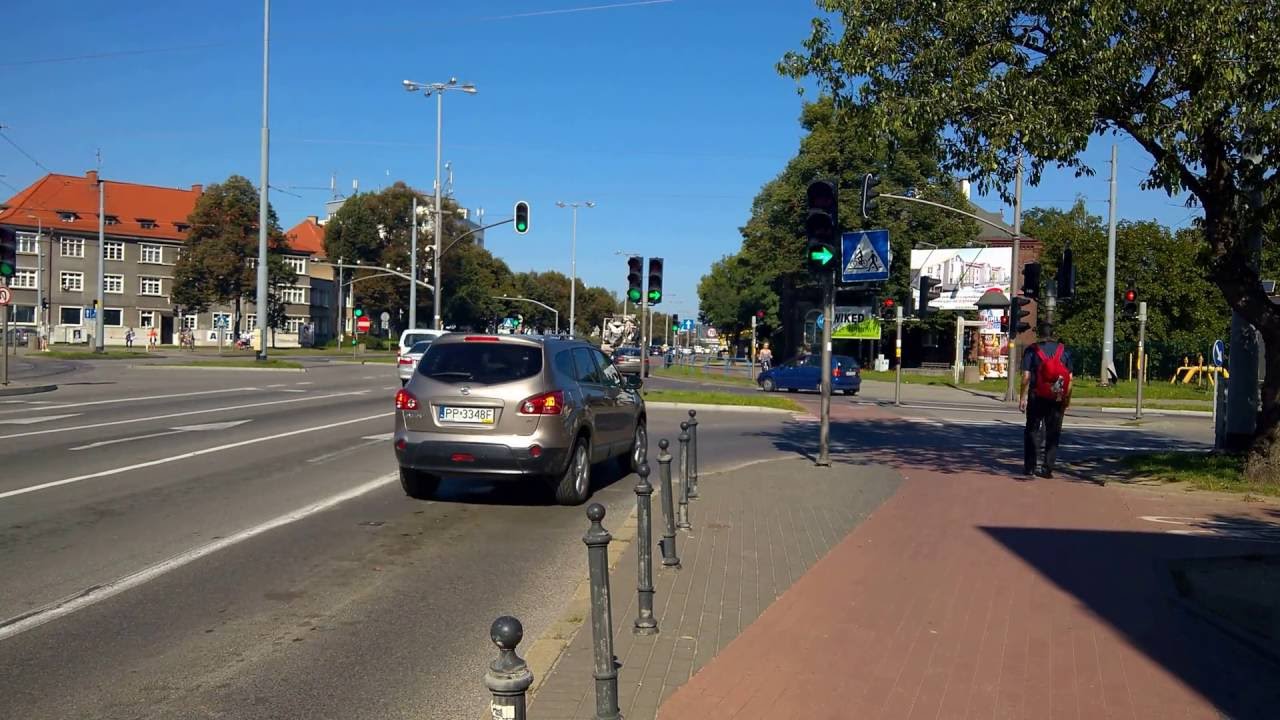 Gdansk, Poland (20) traffic lights with arrows to the right