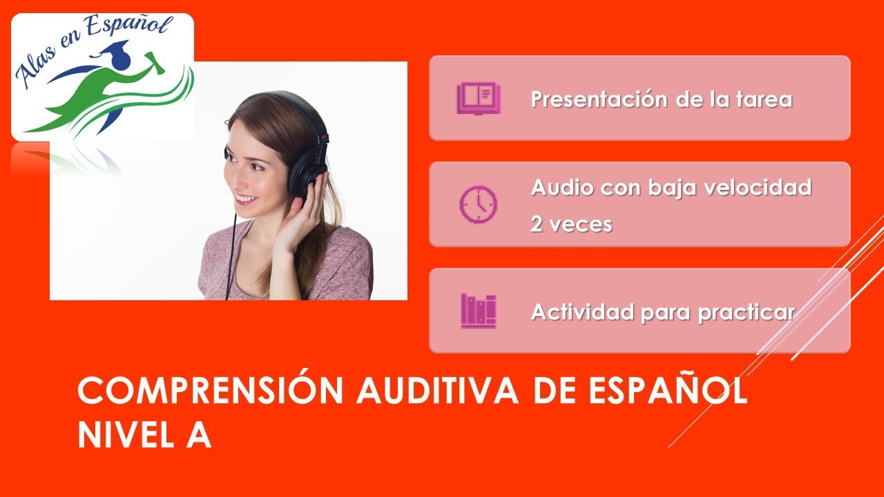 🎧 EJERCICIO DE COMPRENSIÓN AUDITIVA DE ESPAÑOL -  NIVEL ELE A2 CON QUIZZ!