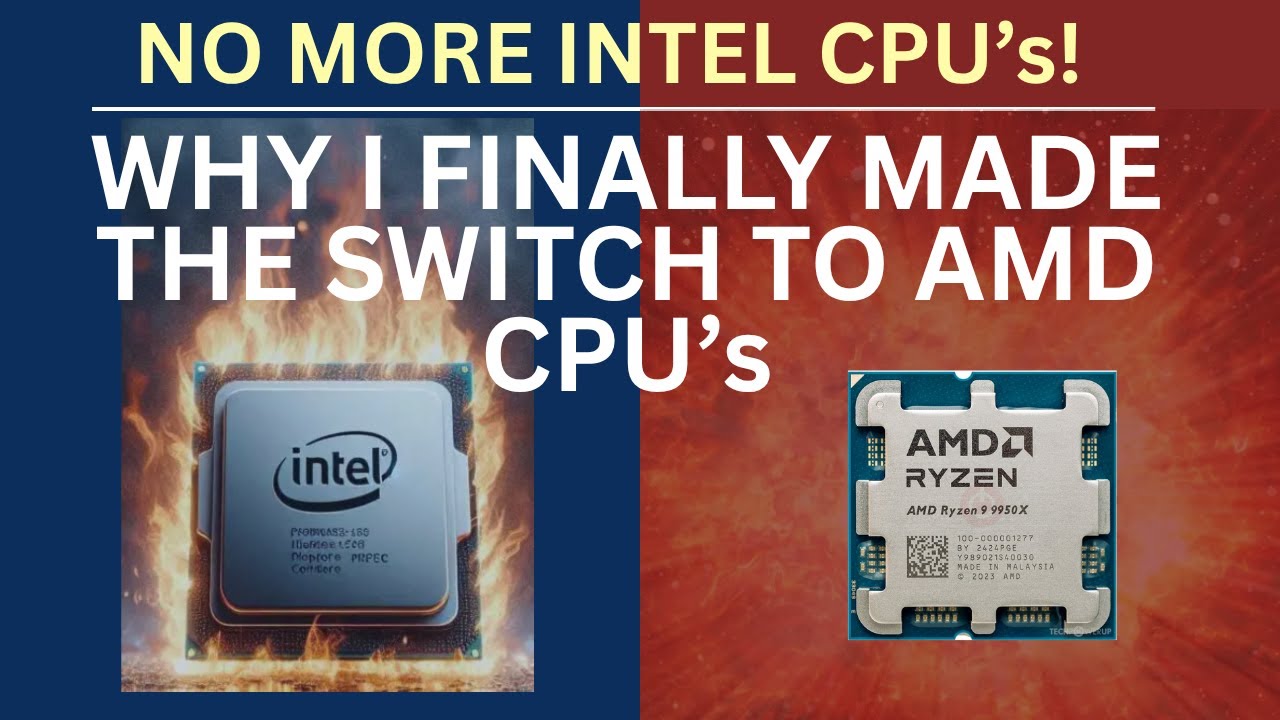 Почему я наконец перешел с процессоров Intel на процессоры AMD.