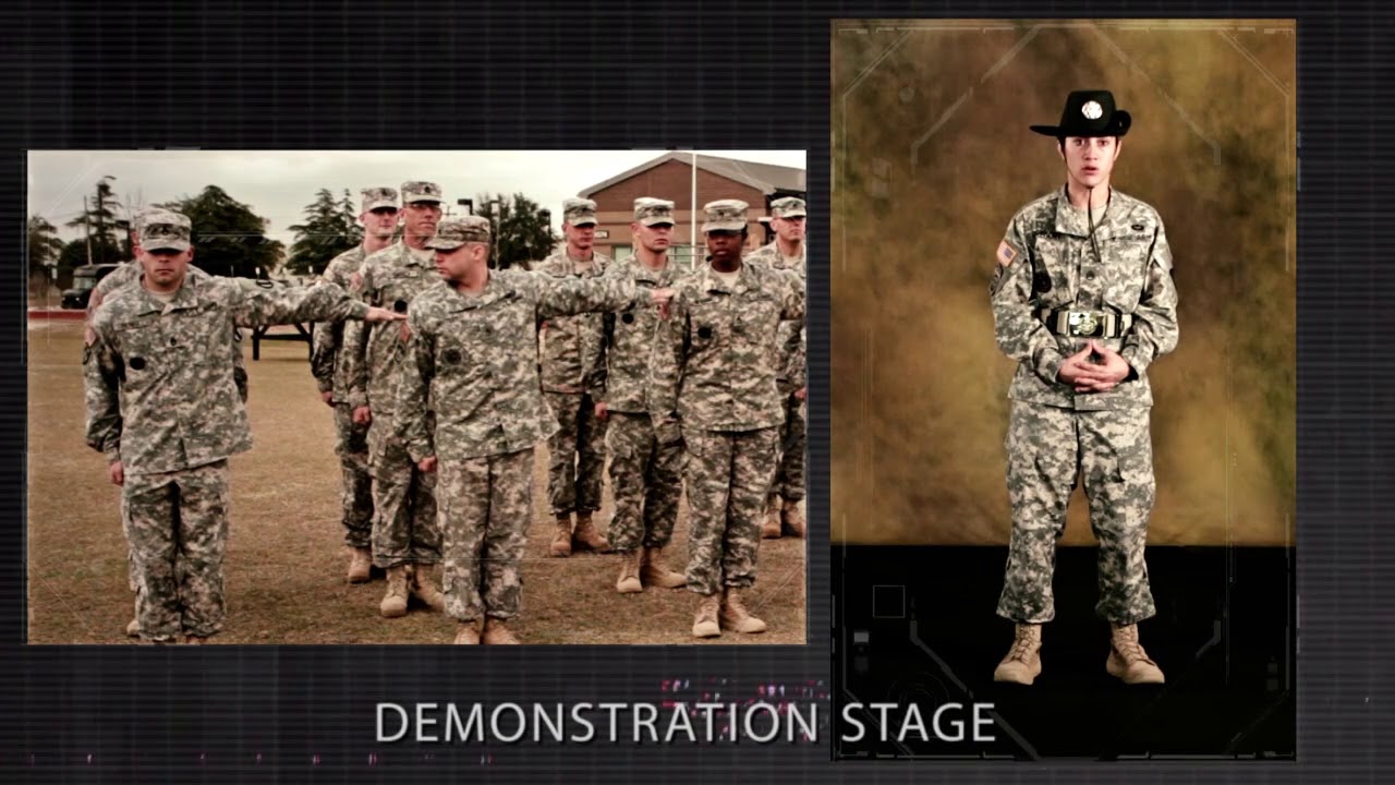 Align a Platoon Column Formation, Army Drill and Ceremony