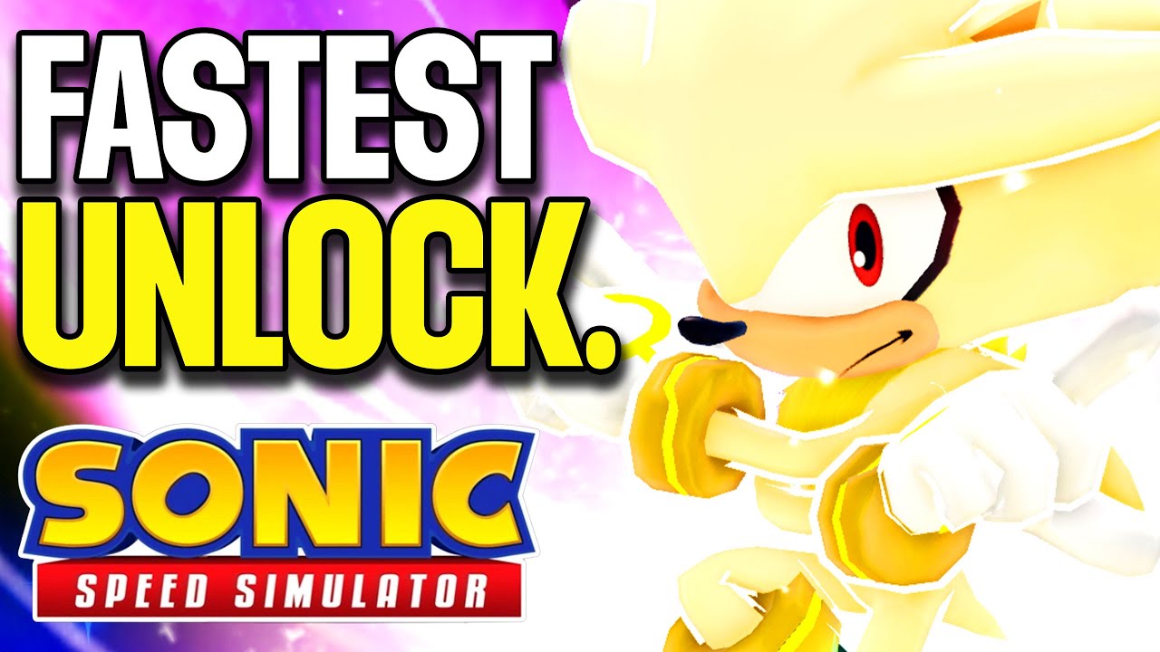 Как разблокировать Супер Серебро в Sonic Speed ​​Simulator