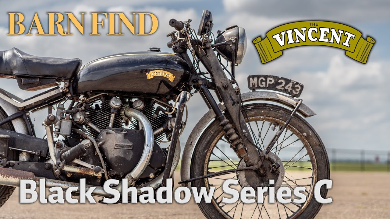 BARN FIND - 1951 Vincent Black Shadow Series C