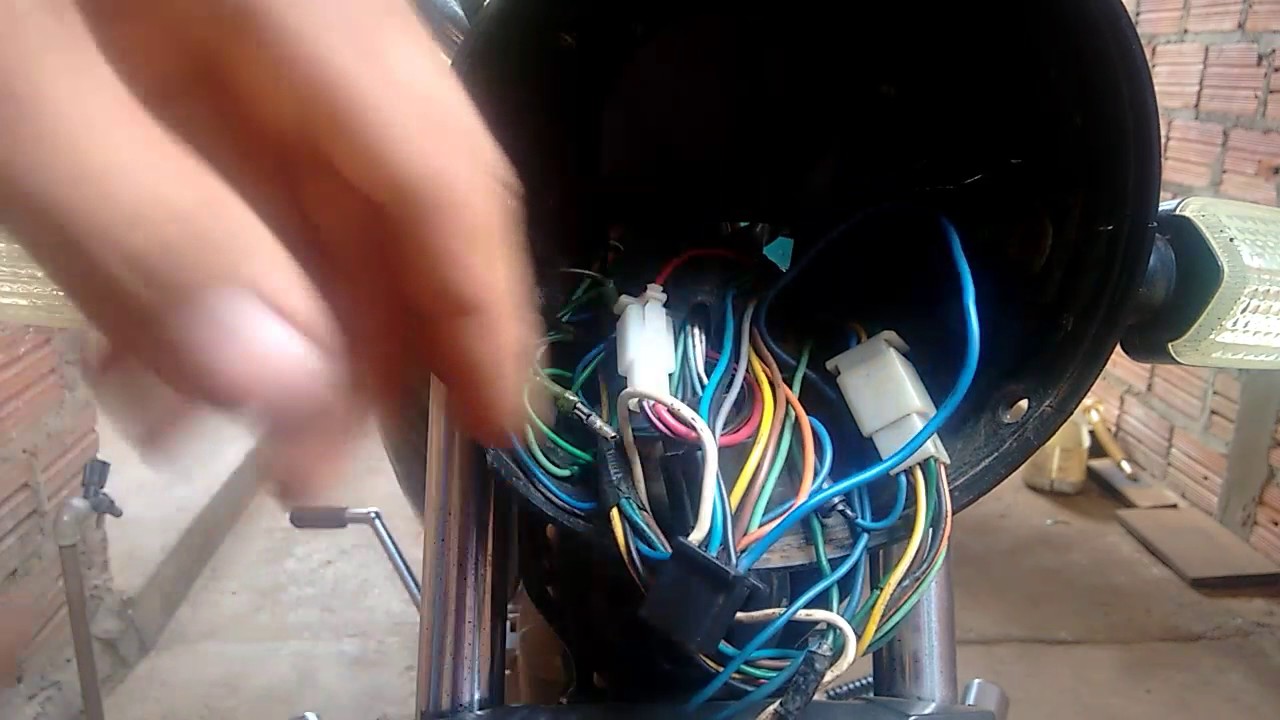 Teste simples de qualquer chave luz de qualquer moto