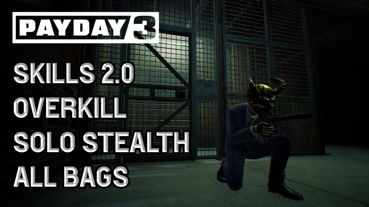 PAYDAY 3 (December 2025): New Skills 2.0 Update: Party Powder Solo Stealth, Overkill